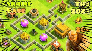 TOP NEW TOWN HALL 3 Th3 FARMING BASE LAYOUT  2021  Clash of Clans [upl. by Kafka]