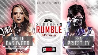 FREE MATCH Bea Priestley vs Tenille Dashwood SPW New Zealand Womens Wrestling Match [upl. by Acyssej591]