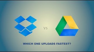 Google Drive vs Dropbox  Upload Speeds [upl. by Milissa]