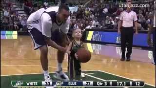 5YearOld JP Gibson Plays for the Utah Jazz [upl. by Adyela]