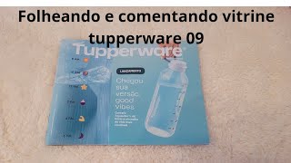 Folheando e comentando vitrine 09 tupperware [upl. by Poock]