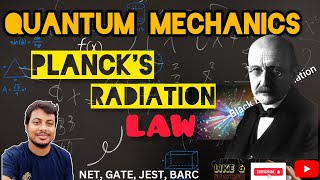 04  Plancks Radiation Law  Quantum Physics [upl. by Veta58]