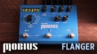 Strymon Mobius  Flanger Machine audio demo [upl. by Ysiad753]