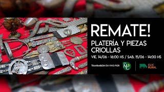 Subasta de Platería y Piezas Criollas  Morales Colombo TV [upl. by Alexia]