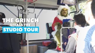 The Grinch Steals The Studio Tour  Universal Studios Hollywood [upl. by Sebbie16]