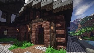 Minecraft lets show Mittelalterlicherliches Lagerhaus  Speicher 038 [upl. by Puglia]