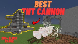 CARA MEMBUAT TNT CANNON TERKUAT DI MINECRAFT [upl. by Mandeville532]