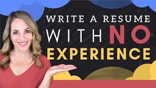 How To Write A Resume With Little or No Work Experience  Resume Template [upl. by Ladonna100]