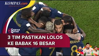 Update Klasemen Pekan 2 Piala Dunia Qatar 2022 Perancis Brasil dan Portugal Lolos 16 Besar [upl. by Lorrimer]