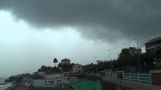 04 Novembre 2011  Tornadic supercell with stovepipe Tornado and huge wall cloud [upl. by Roley]