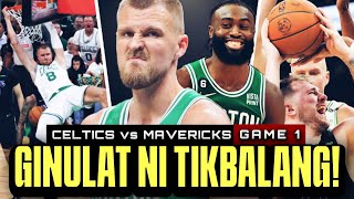 GINULAT ni Porzingis Tambak Kyrie pinahirapan ng Depensa Celtics vs Mavericks Finals Game 1 [upl. by Kunz]