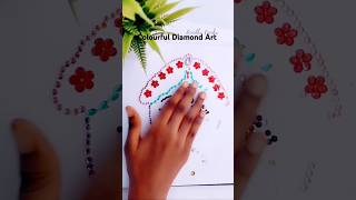 Colourful Diamond Art   shortvideo art nividhanivika [upl. by Yrrehc]