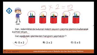 2SINIF MATEMATİK DOĞAL SAYILARLA ÇARPMA İŞLEMİ KONU ANLATIMLI SORU ÇÖZÜMÜ [upl. by Nolra295]