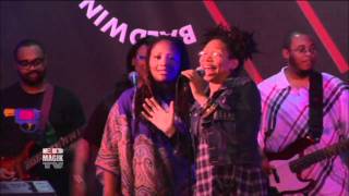 Rachelle Ferrell Singing with Lalah Hathaway at Baldwin Hills Crenshaw Plaza Live [upl. by Aselehc]