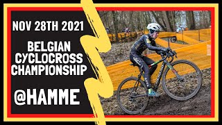 BELGIAN CHAMPIONSHIP CYCLOCROSS U15 HAMME  GoPro 1st LAP [upl. by Carl]