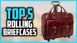 Top 5 Best Rolling Briefcases for Women in 2024 [upl. by Corri830]