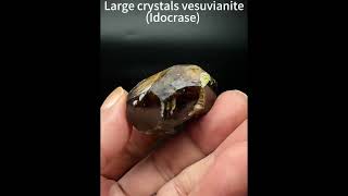 Large crystals vesuvianiteIdocrase artwork art minerals gemstone quartz crystalgem geology [upl. by Gabrila]