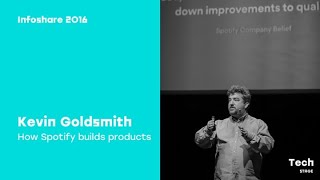 Infoshare 2016 Kevin Goldsmith Spotify AB  How Spotify builds products [upl. by Lanita]