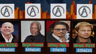 Top 20 Atheist Celebrities 2024  Most Famous Atheist Person Celebrities Theri Religion [upl. by Orbadiah]