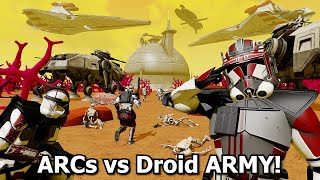 Clone Wars ARC Troopers vs Droid Army  1st MEU STAR WARS Arma 3 [upl. by Jeannine]