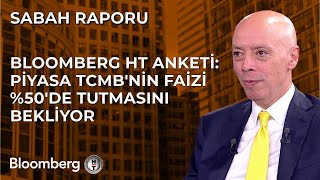 Sabah Raporu  Bloomberg HT Anketi Piyasa TCMBnin Faizi 50de Tutmasını Bekliyor  20 Mayıs 2024 [upl. by Base204]