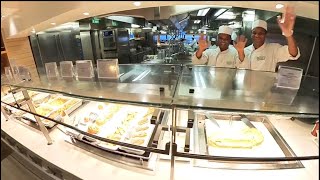 Viking Cruises  Viking Ocean  Food Tour World Cafe Manfredi’s Chefs Table and Donuts [upl. by Calder582]