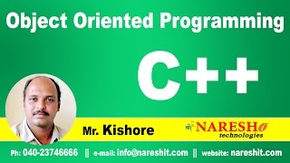 Object Oriented Programming Part 1  C  Tutorial  Mr Kishore [upl. by Yerffej425]