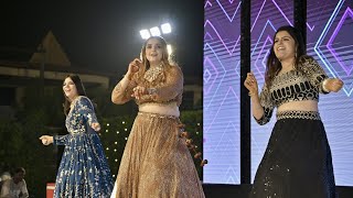 Grooms SISTERS Electrifying Dance  Sangeet Performance  Punjabi Gujju Wedding  Must Watch [upl. by Macmillan]