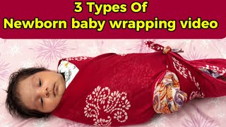 How to wrap Newborn baby  Newborn baby wrapping tutorial  Henika amp Henish Canada vlog [upl. by Evoy128]