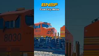 BNSF DPUs Rumbling Through Coal City [upl. by Encrata]