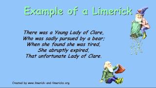 ♣♣♣♣ Limericks  How To Write A Limerick  Guide to Limericks and Examples [upl. by Marigolda]