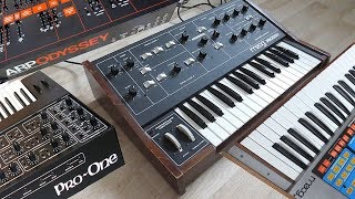 OscillatorSync comparsion  Monophonic Analog Synthesizer  ARP Moog Sequential [upl. by Tizes935]