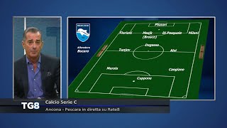 Ancona  Pescara Zeman presente alla rifinitura Brosco cè [upl. by Uhsoj413]