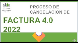 Como Cancelar una Factura 40 EJEMPLO Y MARCO LEGAL [upl. by Hadihahs]