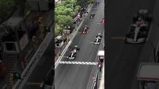 Monaco F1 2019 Formula 1 Race Start Lewis Hamilton P1 [upl. by Einnus39]