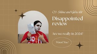 O3 Shine and Glow Facial kit  First impressions amp review  Karwachauth Special  The Golden Blush [upl. by Ahsial]