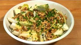 How To Do An Endive Roquefort And Walnut Salad Recipe [upl. by Adranoel]