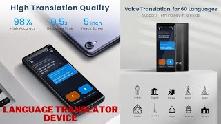 Language Translator Device  FacetoFace languagetranslator languagetranslation shorts trending [upl. by Barth791]