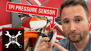 How To Replace the Crankcase Pressure Sensor on KTM Husqvarna amp GasGas 2Stroke TPI Dirt Bikes [upl. by Nairahcaz924]