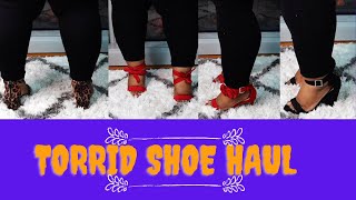 TORRID SHOE HAUL  Wide Width Heels 2021 Part 1 [upl. by Rahab641]