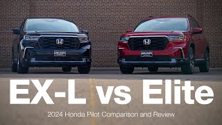 2024 Honda Pilot EXL vs Elite  Comparison and Review [upl. by Nicholl234]