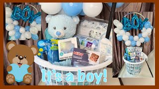 DIY Baby Shower Gift Basket🧸💙 [upl. by Alonso]