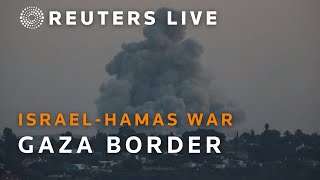 LIVE IsraelGaza border [upl. by Laundes]