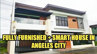 A Solar Powered SMART HOUSE in Angeles City Pampanga • House and Lot for sale • Fully Furnished [upl. by Nas169]