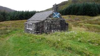 White Laggan Bothy Galloway Forest Park Grid Ref NX466775 [upl. by Eliza746]