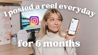 I Posted a Reel on Instagram Everyday for 6 Months heres what happened [upl. by Nomor]