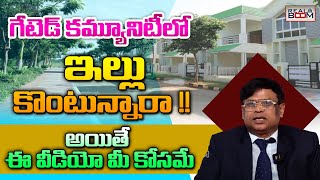 Gated Community VS Standalone Apartment  Hyderabad Real Estate  Villas Rates  Real Boom [upl. by Thatch]