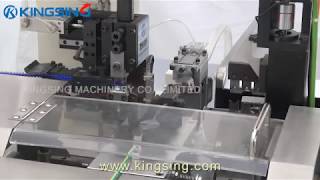 Fully Automatic Ferrules Crimping Machine Automatic Insulated Terminal Crimping Machine [upl. by Katalin]