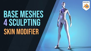 Create Base Meshes for Sculpting Quickly amp Easily [upl. by Nnayllas]