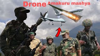 URGENT🚨M23⁉️Drone za FARDC zirashe kuri M23 mukibaya hafi yu RwandaWALIKARE URUGAMBA rwakomeje [upl. by Bernelle]